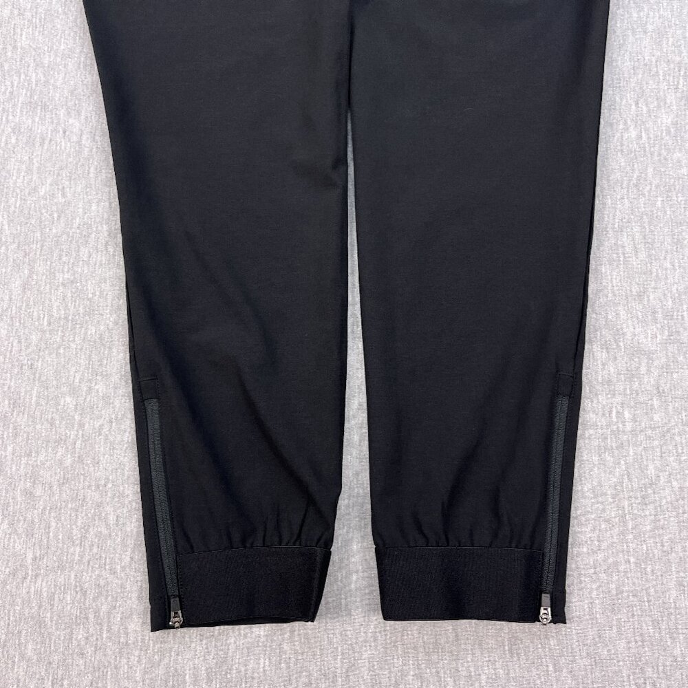 Macade 4-Way Stretch Jogger Womens 40 (L) Regular Slim-Fit Black Ankle Zip Golf - Picture 6 of 16